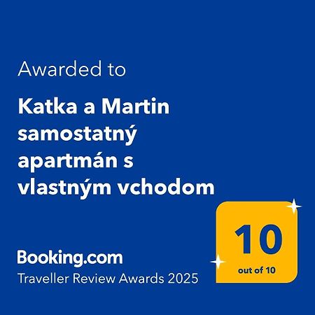 Katka A Martin Samostatny Apartman S Vlastnym Vchodom Liptovsky Mikulas Ngoại thất bức ảnh